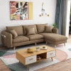 Hình ảnh bàn trà cùng sofa nỉ tại phòng khách Quý khách hàng