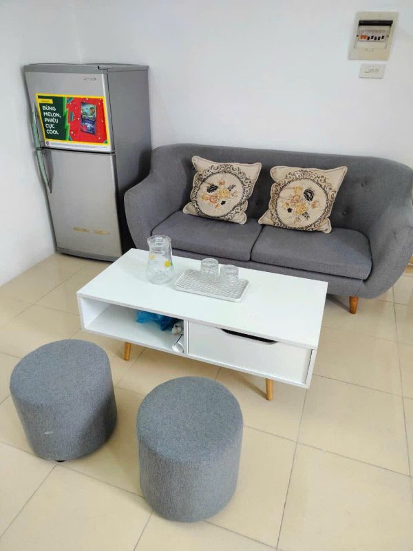 Bàn Sofa gỗ mdf sơn trắng